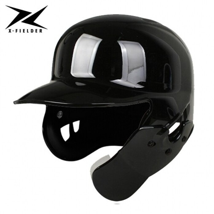 엑스필더 초경량 유광 양귀 MLB 스타일 검투사 헬멧 BK 마우스가드 탈착 가능 (마우스가드 20,000원 포함)