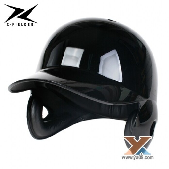 [무료 배번작업] 엑스필더 신형 초경량 유광 양귀 헬멧 BK