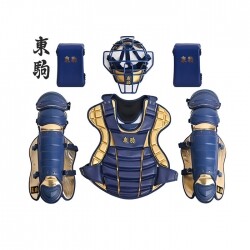토코마 도쿠마 포수장비 풀셋트 네이비골드 헬멧 니쿠션 가방