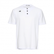 뉴발란스 트레이닝 티셔츠(버튼) 화이트 NBD4CB1101 WHITE