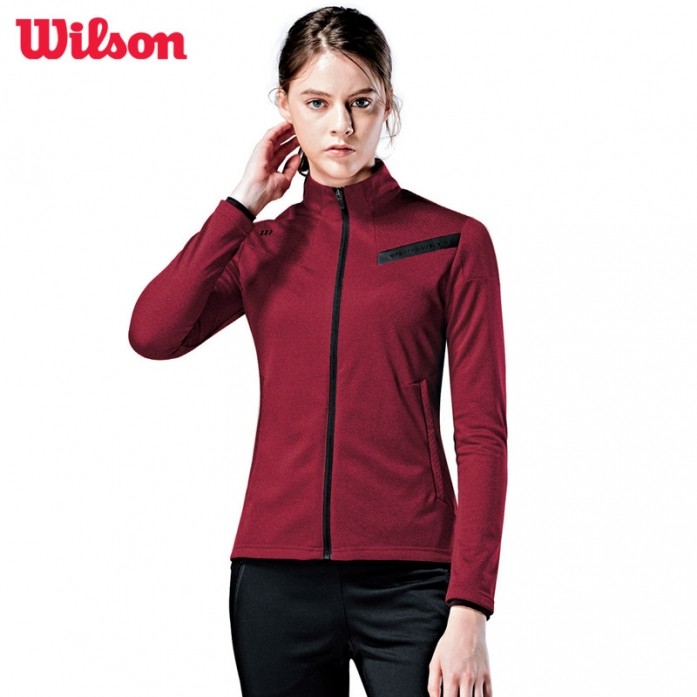 윌슨 여성 트레이닝복세트 4502 레드 운동복 단체복
