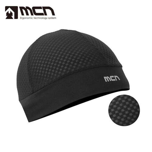 MCN K매쉬 스컬캡 블랙 자전거모자 헬멧이너캡