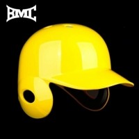 BMC 경량 타자헬멧 양귀 옐로우