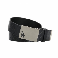 [MLB] 골프벨트 LA Dodgers Pattern Leather Golf Belt (Black)
