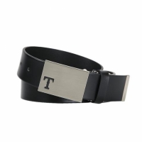 [MLB] 골프벨트 Texas Rangers Solid Leather Golf Belt (Black)