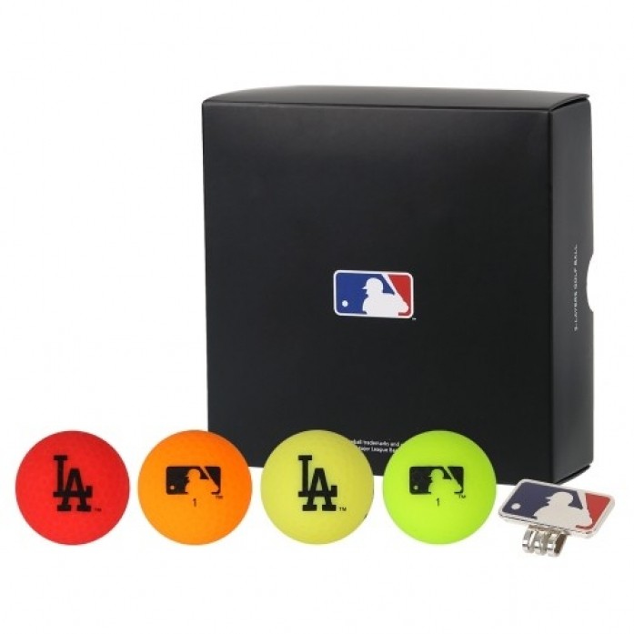 [MLB] LA Dodgers 3-Layer Color Golf Ball & Ball Marker SET (골프공 & 볼마커 세트)