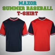 로고배번마킹가능/2019 MAZOR 메이저 V넥 하계티 여름 단체 하계 티셔츠/쿨원단