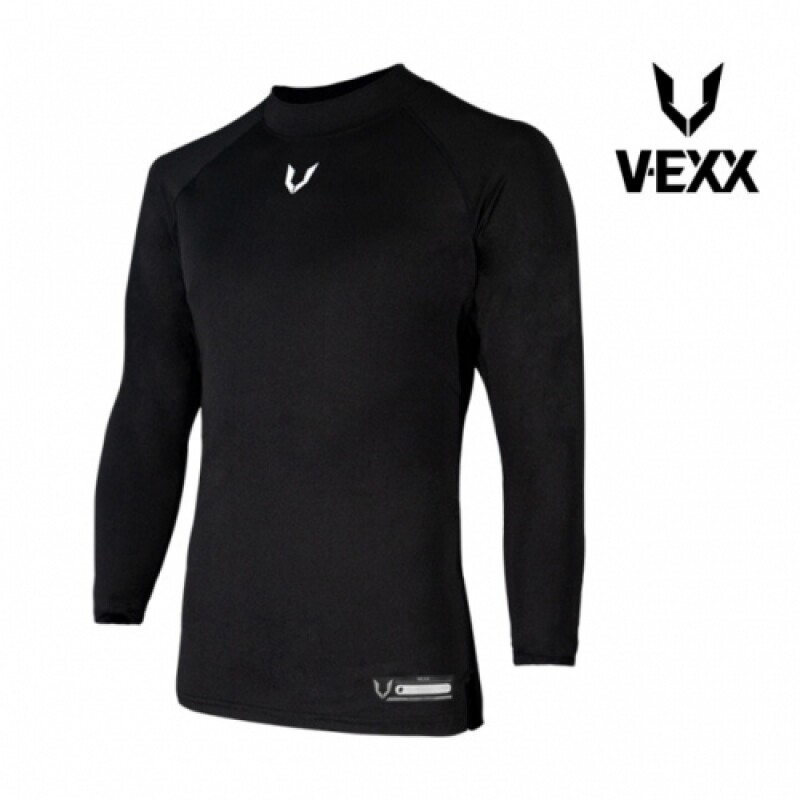 V-EXX 브이엑스 WB02305001 하프넥언더셔츠 블랙