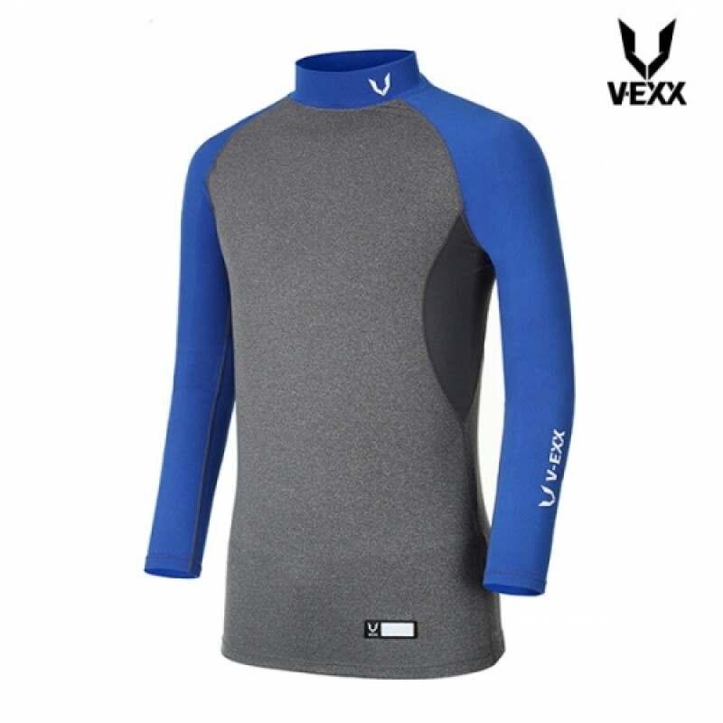 VEXX 브이엑스 V8YC4107 하이넥 언더셔츠 블루