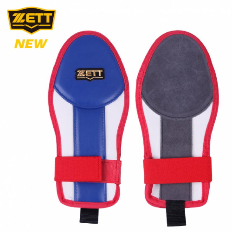 [ZETT] 슬라이딩 장갑 BLK-49B(블루/레드)-엄지막힘