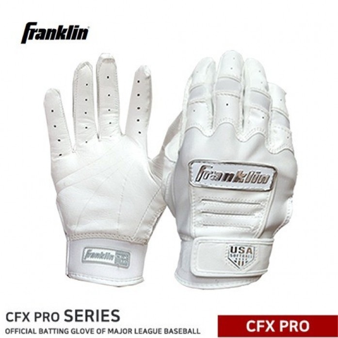 프랭클린 USA CFX FP 배팅장갑 화이트 크롬(20711)
