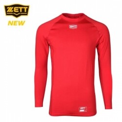 제트 ZETT BOK-342 여름용 메쉬 스판 언더셔츠 레드