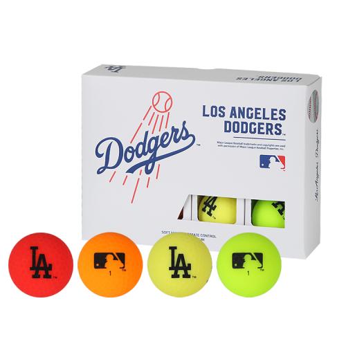 [1+1 이벤트] MLB 골프공 LA Dodgers 2-Layer Color Golf Ball(12구)